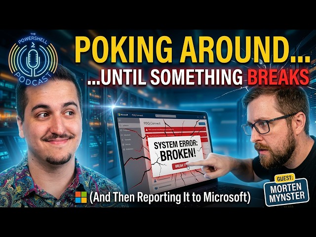 Poking around until something breaks (and then reporting it to Microsoft) with Morten Mynster
