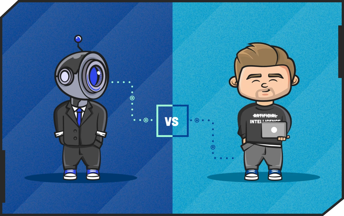 illustration of ai vs sysadmin