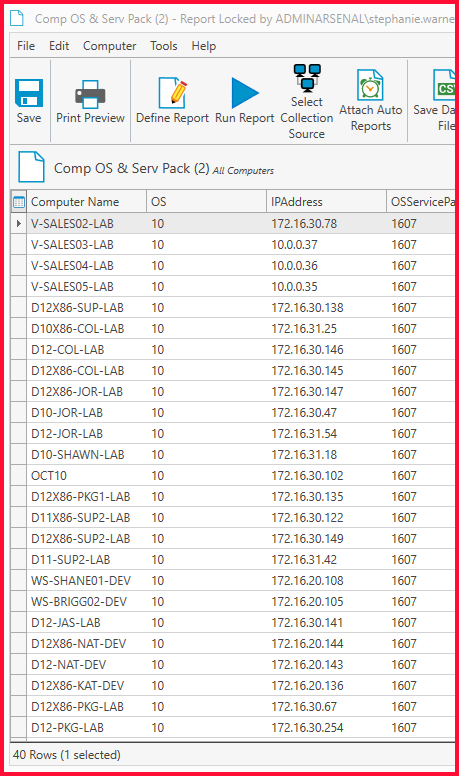 How to customize SQL reports with 'WHERE' clause | PDQ