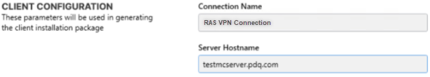 RAS VPN