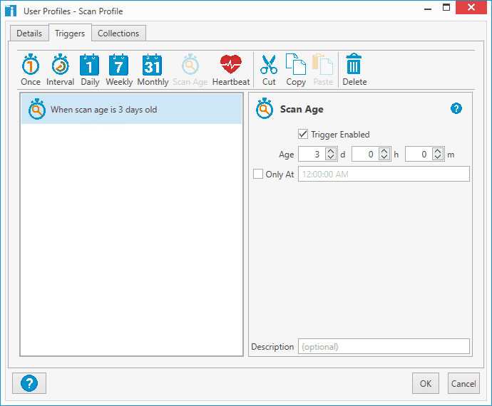 With the Triggers tab open, create your schedule.
