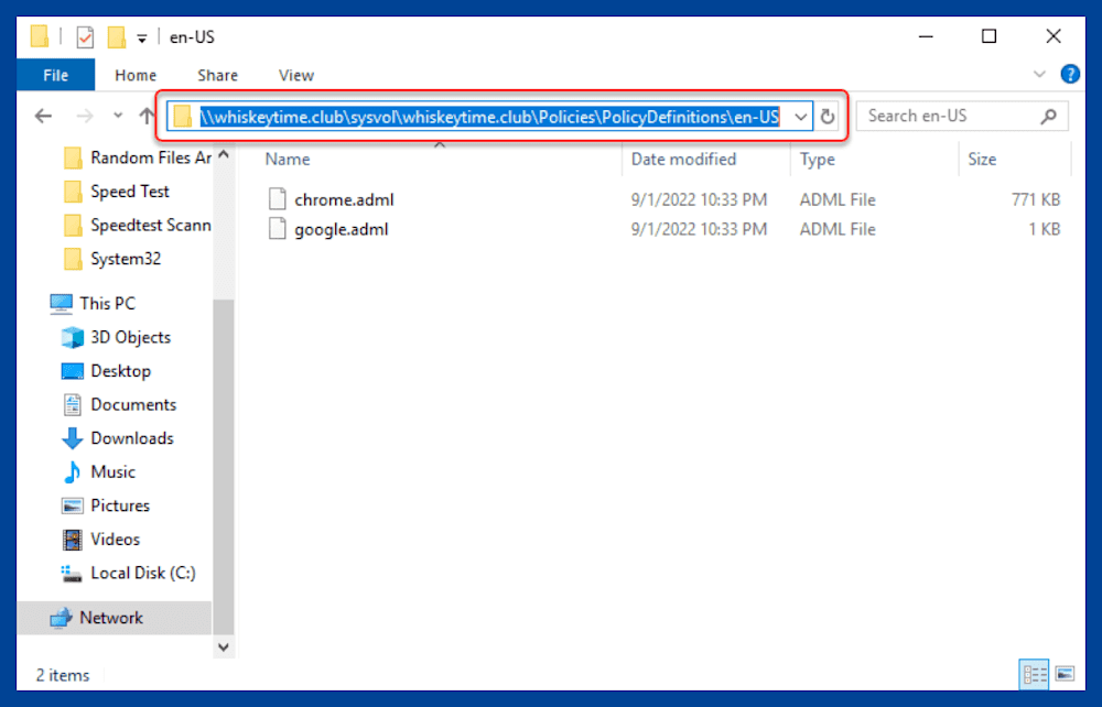 en-US folder example