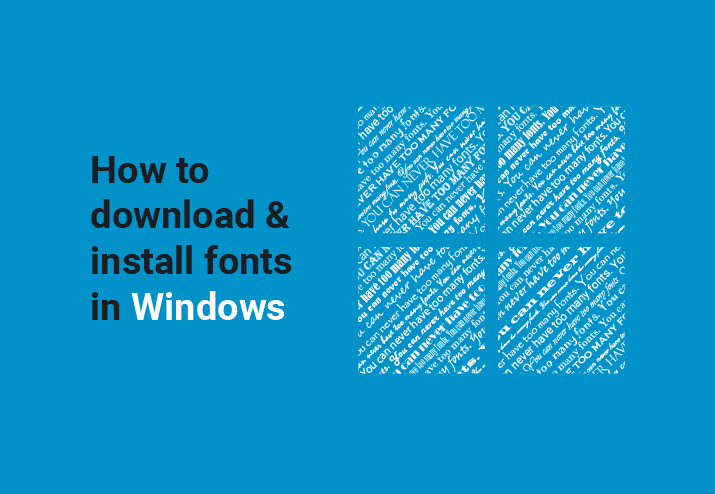 How to download and install fonts in Windows