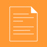 Paper Icon OrangeBG