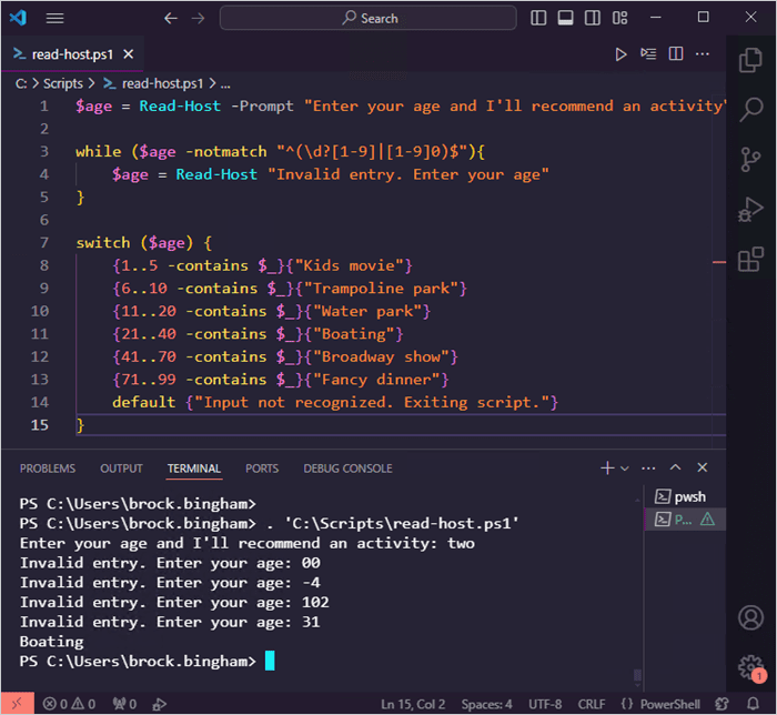 PowerShell Read-Host: How to prompt for input in PowerShell | PDQ