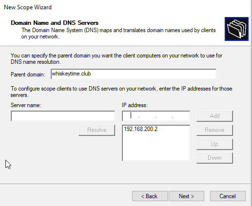 DHCP Screenshot 10