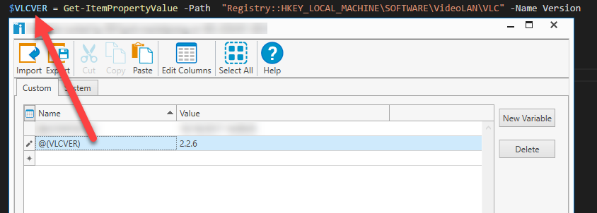 Defining a Variable