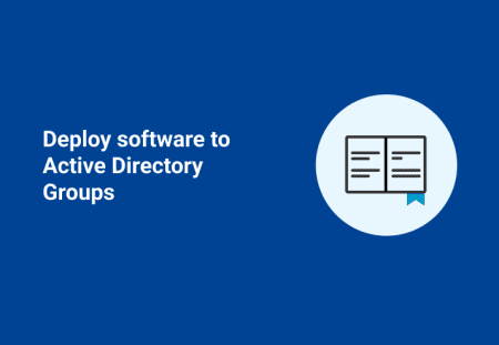 Deploy software to Active Directory Groups