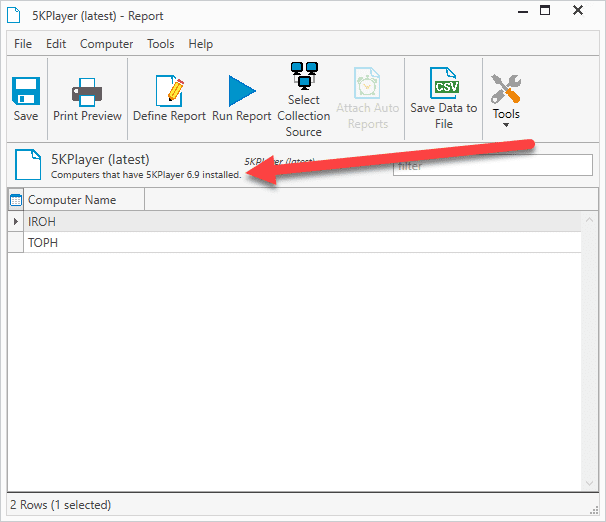 Show off that awesome report description.