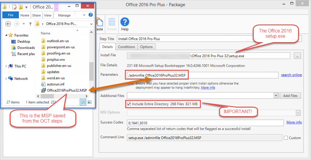 deployment for office 2016