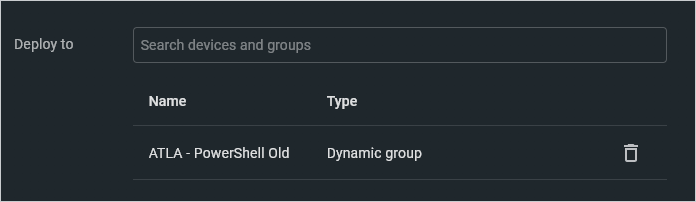 Adding targets to PDQ Connect automations.