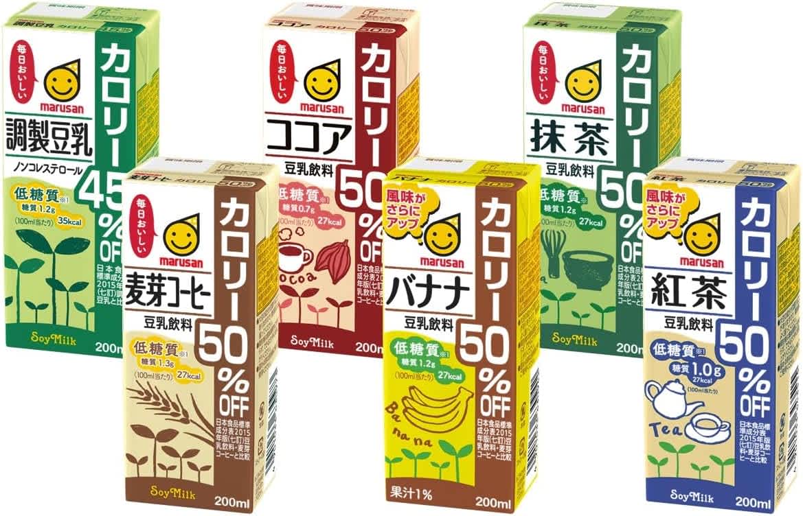 マルサン「豆乳飲料カロリーオフ アソートセット(200ml×18本)」