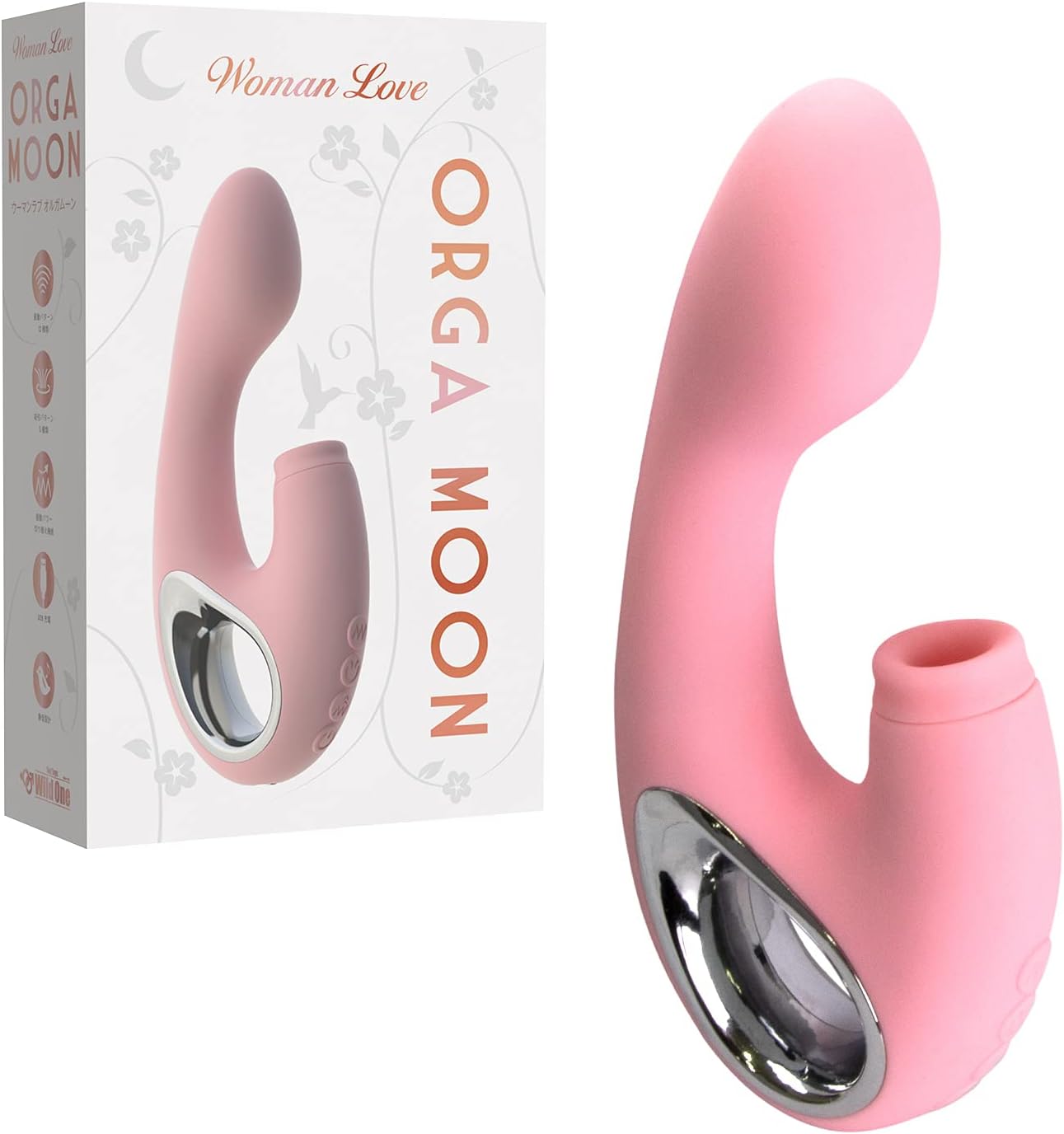 オルガムーン 日本女性にぴったりフィットするクリ吸引ローター -アダルト-