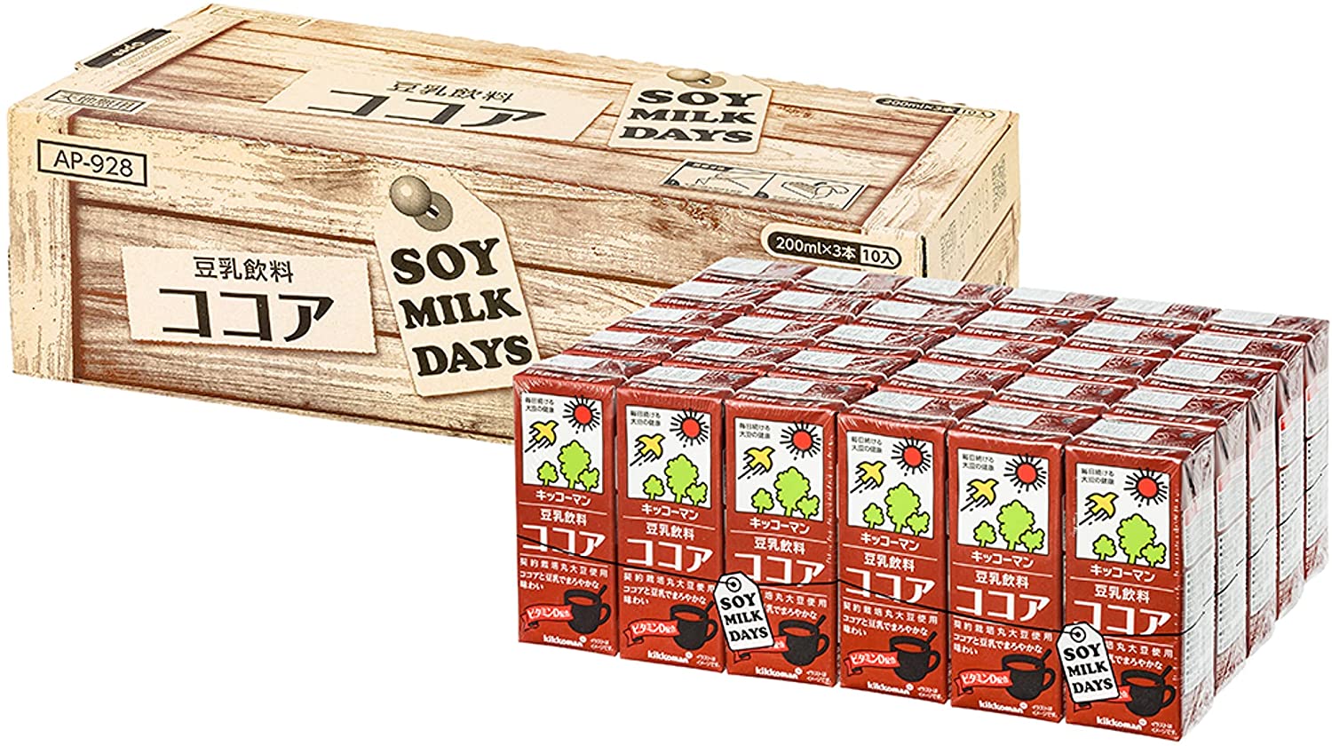 キッコーマン「豆乳飲料 ココア（200ml×30本）」