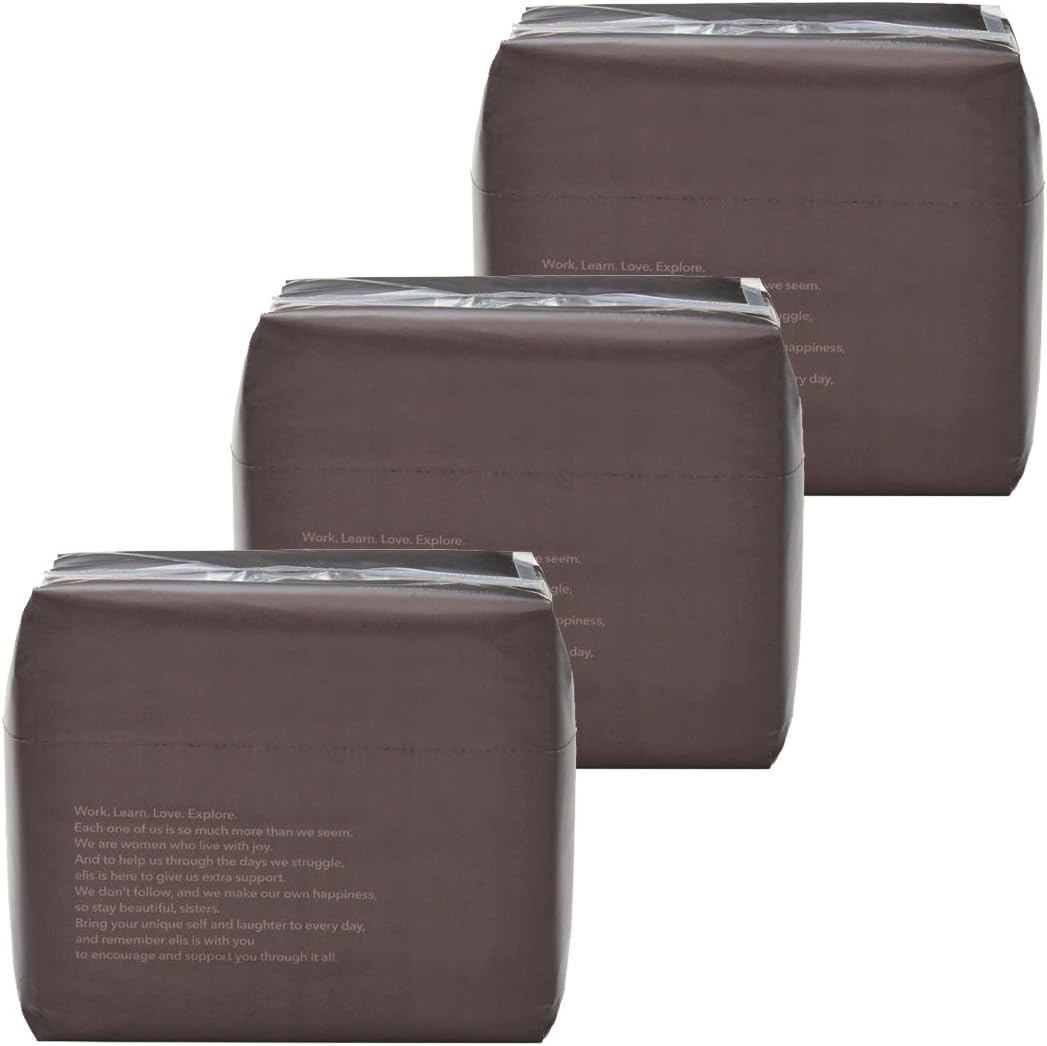 エリス 素肌のきもち 超スリム 羽つき23cm シンプルデザイン(多い昼用)20枚×3 -医薬部外品-