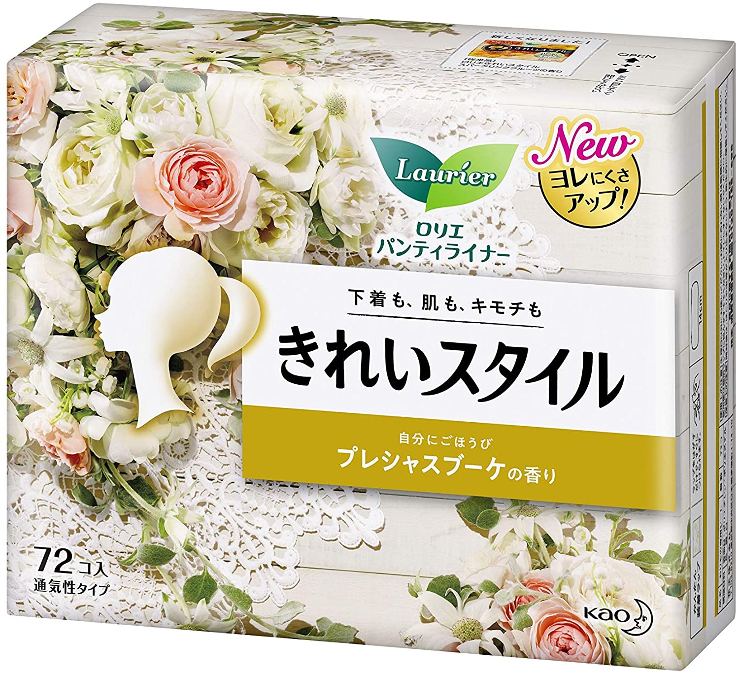 ロリエ パンティライナー「きれいスタイル」プレシャスブーケの香り