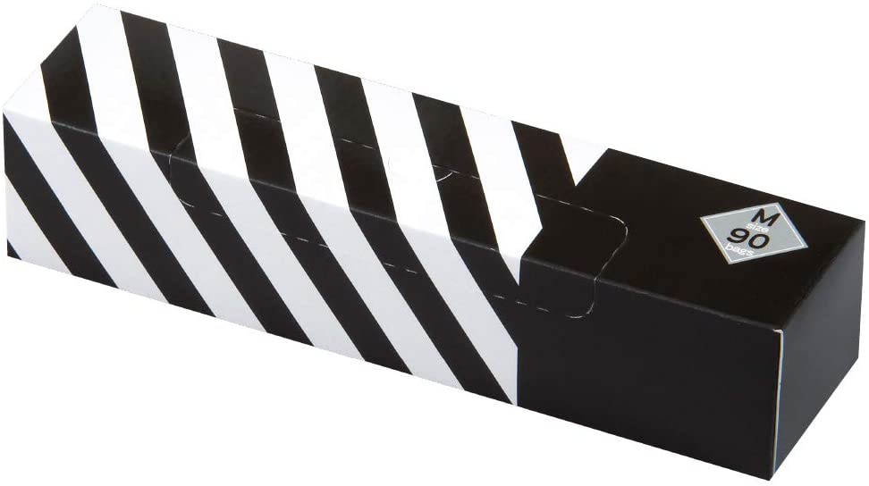 驚異の防臭袋「BOS」ストライプパッケージ 黒色 Mサイズ90枚入