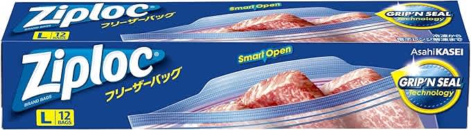 ジップロック ストックバッグ L 透明 16枚入(ピンク)