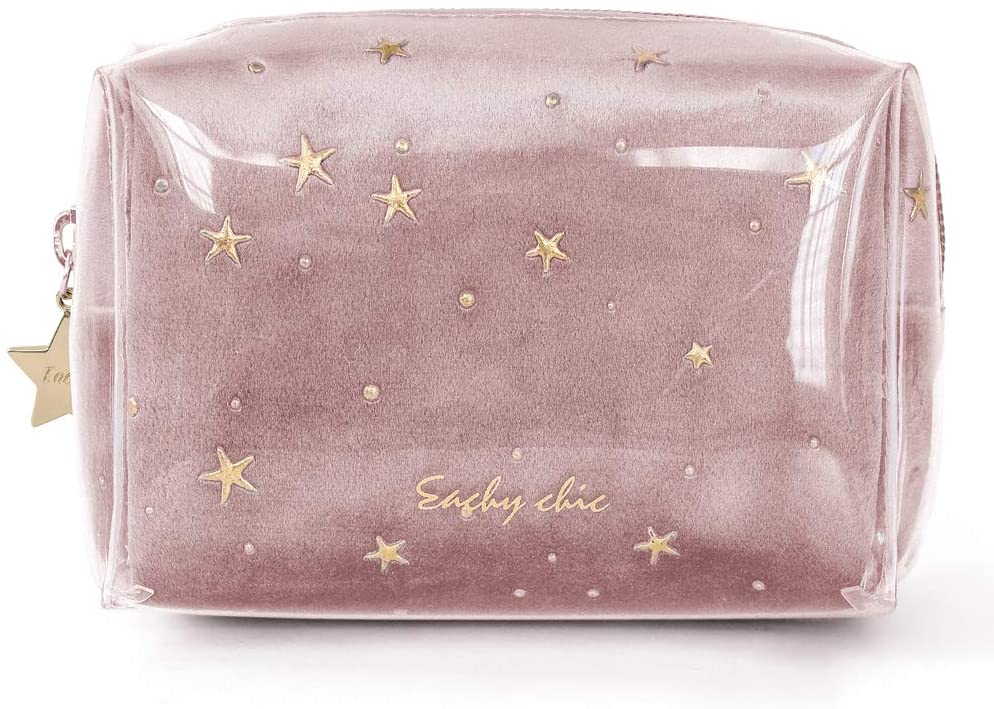 ピンクのメイクポーチ