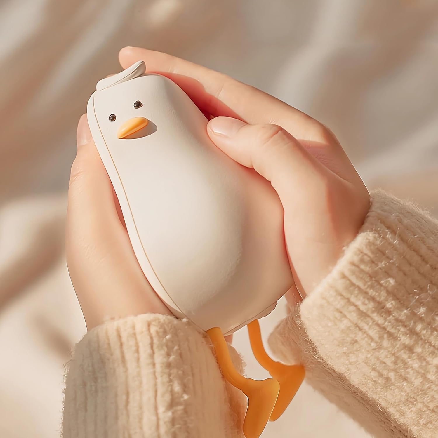 Varlea「充電式カイロ アヒル型」