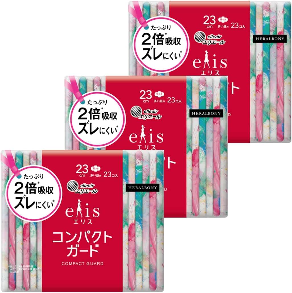 ≪ヘラルボニー企画品≫ エリスコンパクトガード 羽つき 23cm(多い昼用)23枚×3個