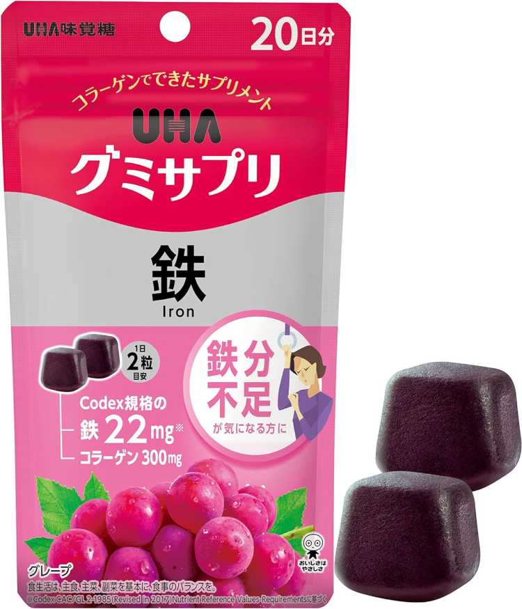 UHA味覚糖「グミサプリ 鉄」