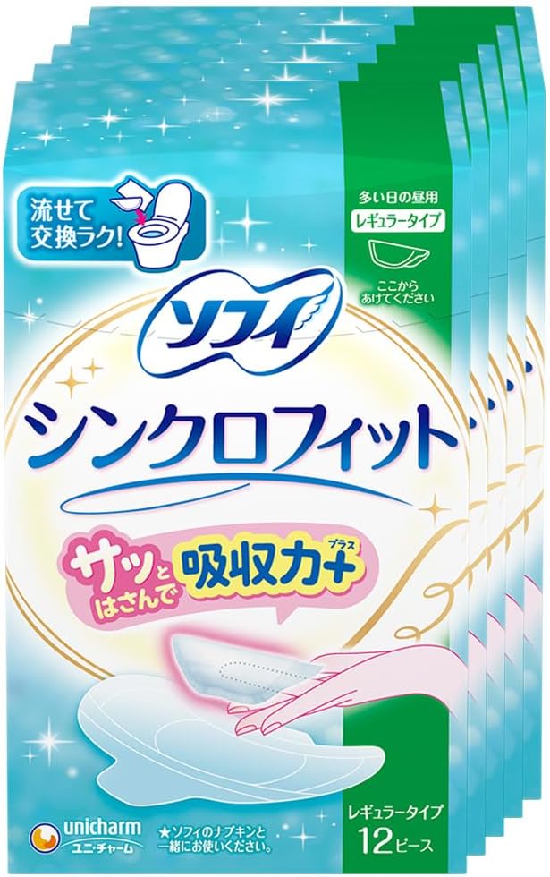 ソフィ「シンクロフィット」12ピース×5個パック