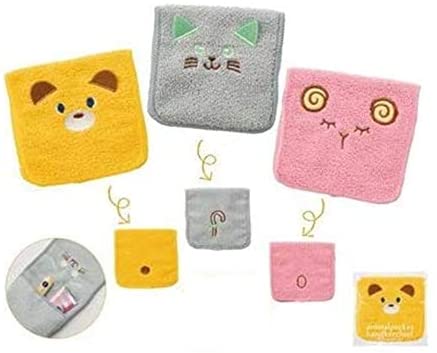 アニマルポケットハンカチタオルの画像