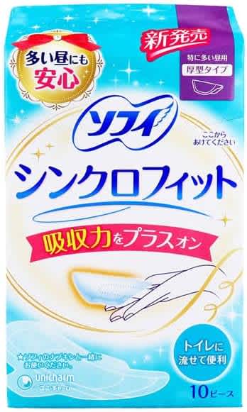 ユニ・チャーム シンクロフィット 特に多い昼用 厚型タイプ