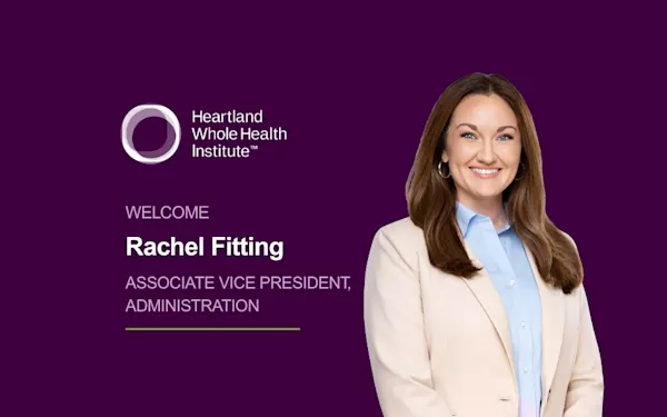 Feature image for Heartland Whole Health Institute Announces Rachel Fitting as Associate Vice President of Administration