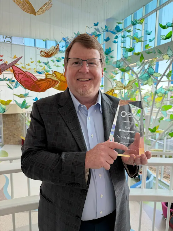 Feature image for A Leader in Lifesaving Care: Dr. Todd Maxson Receives Bridge Award