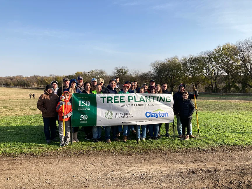 Texas Trees partners with Clayton, Arbor Day Foundation