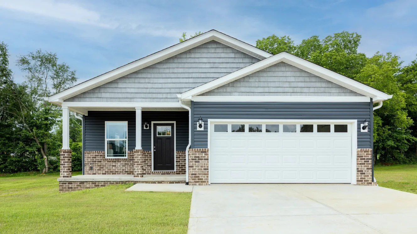 Home exterior image of a new construction CrossMod modern manufactured home.