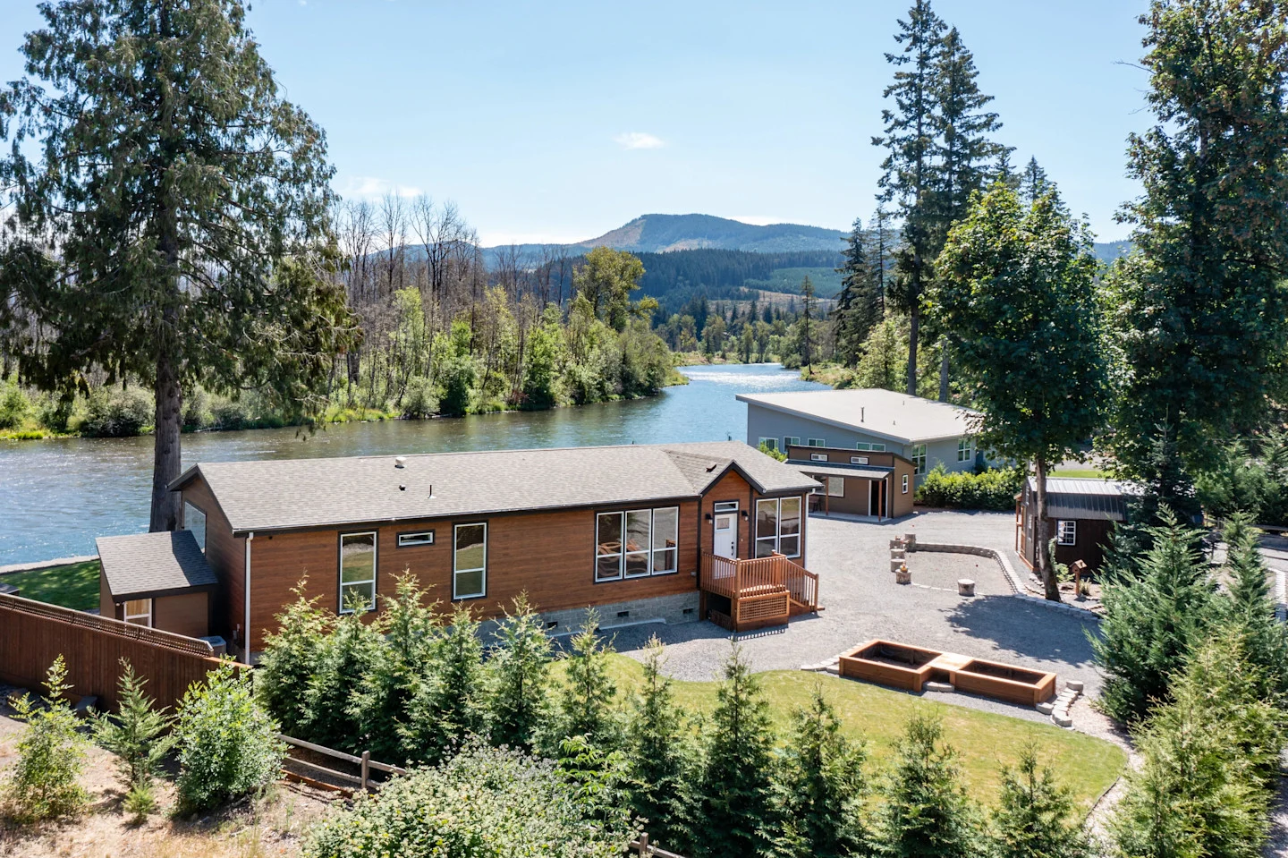 Rebuilding an Energy-Efficient Home by the River Hero