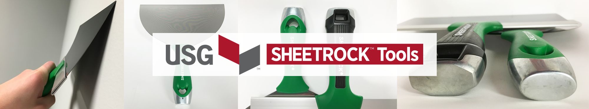 1 USG Sheetrock Tools Brand Banner