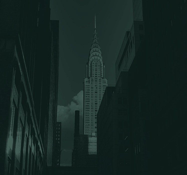 New York City skyline. 
