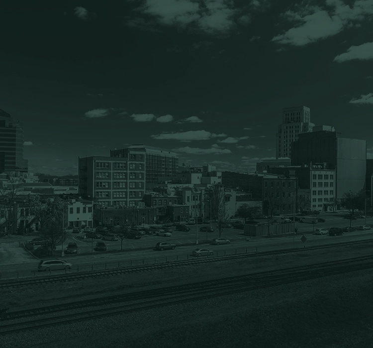 Durham city skyline. 