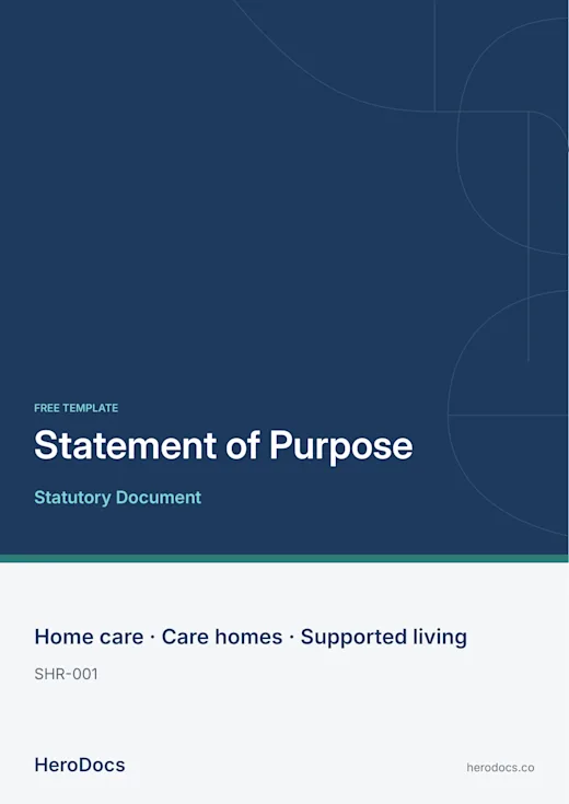 Statement of Purpose template