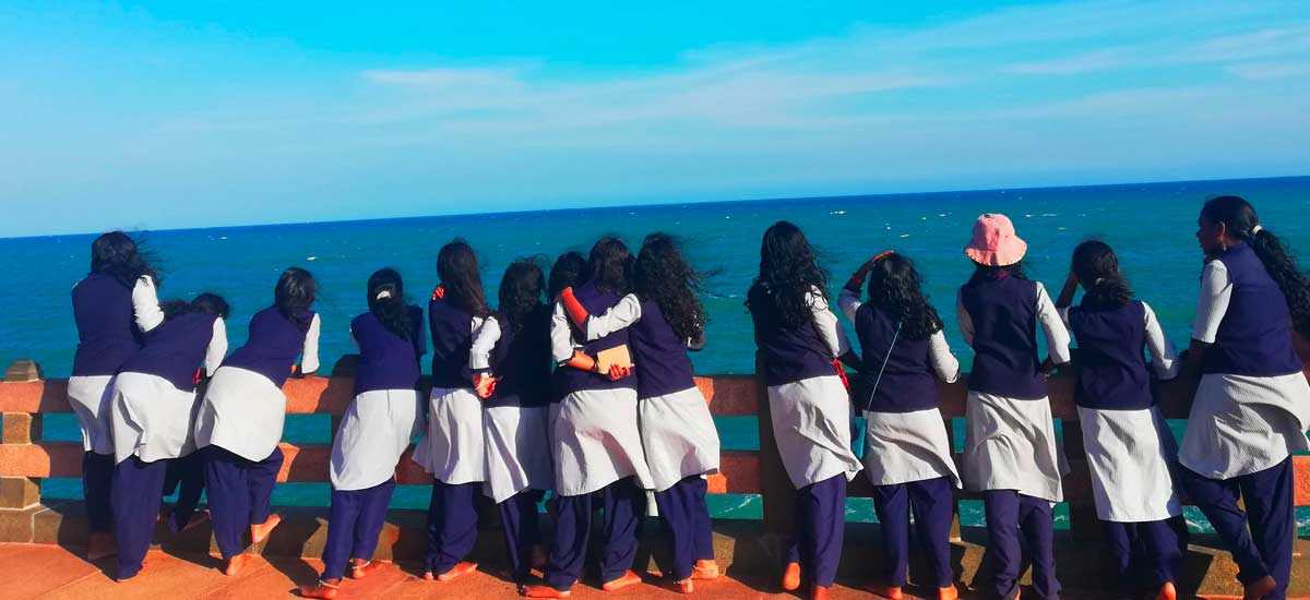 Kanyakumari scolaresca India