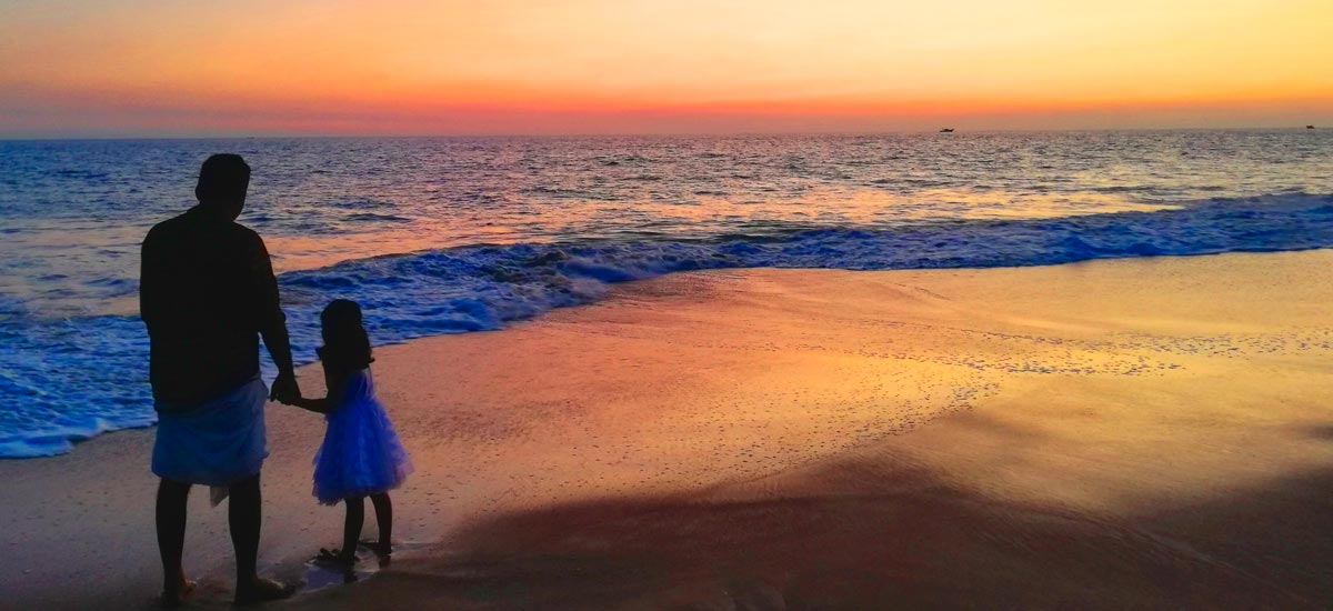 Papa figlia onde India