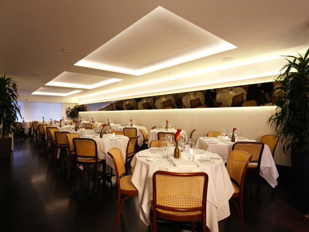 BG Restaurant, Multi-tasking at the Bergdorf, New York