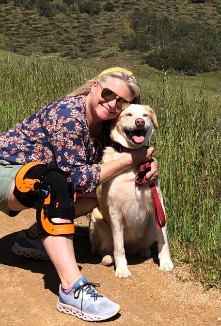 Jenny and her dog Petra