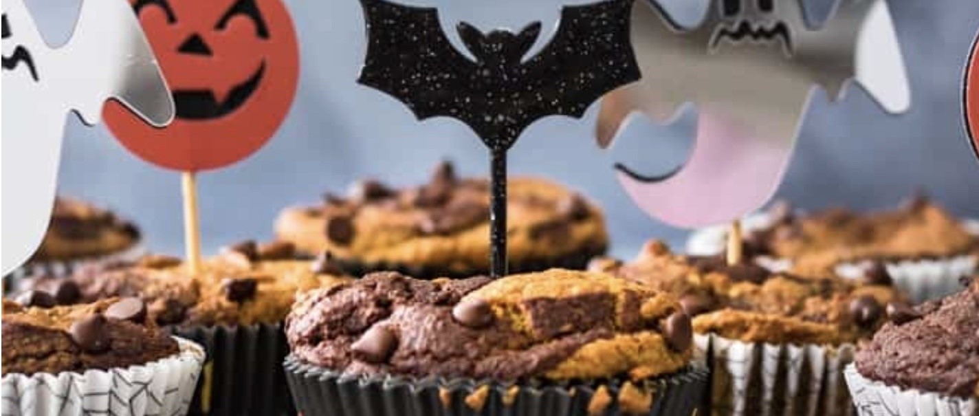 ‘Free-from’ pumpkin chocolate muffins