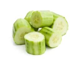 Cucumber Peeled Chunks