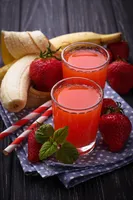 Strawberry Banana Juice Fresh 