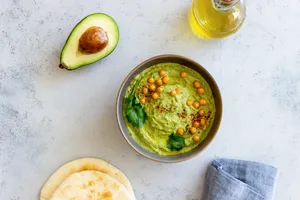 Avocado Hummus Dip Fresh