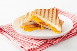 Smoked Turkey and Cheese on Sliced White Bread