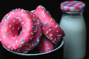 Donut Strawberry with Sprinkles