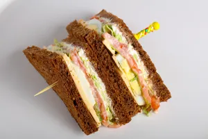 Club Sandwich on Brown Sliced Bread Non Vegetarian