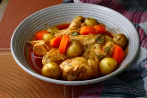Chicken Afritada with Rice